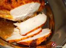 Pieczona pierś z indyka na kanapki